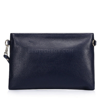 Chain is pure color one shoulder hand bag
